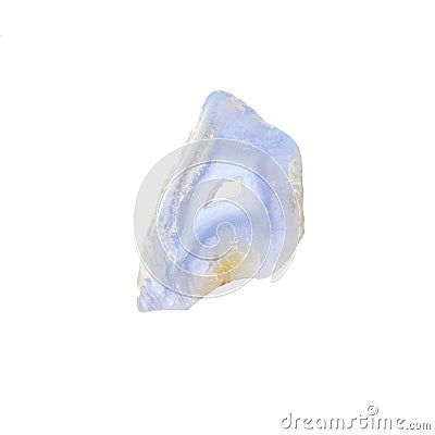 Polished Blue Lace Agate Crystal Healing Stone Stock Photo