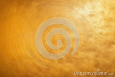 polished brass surface under diffuse light Stock Photo