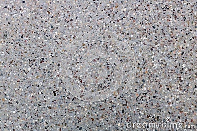 Polished concrete with small gravel texture Stock Photo