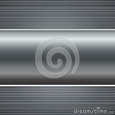 Polished metal background Vector Illustration