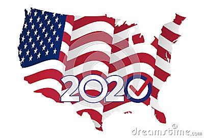 Political event concept, 2020 United States of America Stock Photo