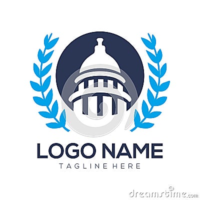 Political logo and icon design Vector Illustration