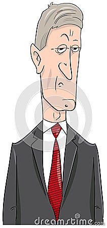 Politician cartoon character Vector Illustration