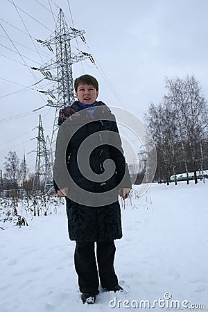 Politician Evgeniya Chirikova shows reporters the alternative highway bypassing Khimki forest Editorial Stock Photo