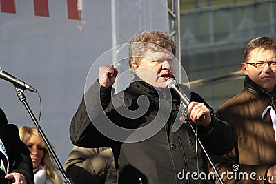 Politician Sergei Mitrokhin Editorial Stock Photo