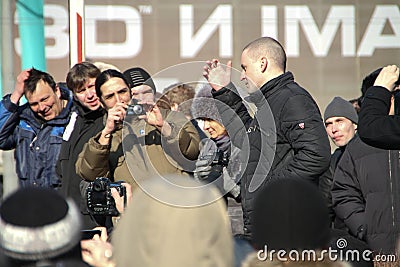 Politician Sergei Udaltsov Editorial Stock Photo