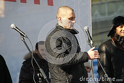 Politician Sergei Udaltsov Editorial Stock Photo