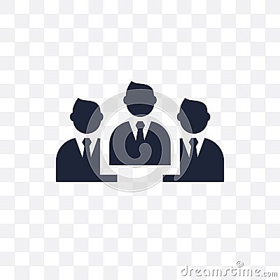 Politicians transparent icon. Politicians symbol design from Pol Vector Illustration