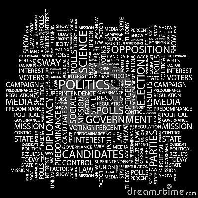 POLITICS. Vector Illustration