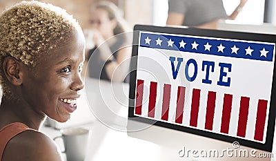 Politics Government Referendum Democracy Vote Concept Stock Photo