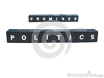 Politics and promises Stock Photo