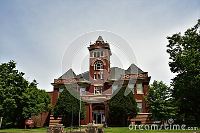 1899 Polk county courthouse in Balsam Lake wisconsin Stock Photo