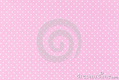 Polka dot fabric Stock Photo