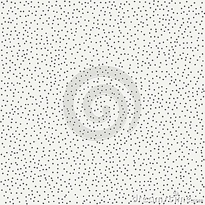 Polka dot. Geometric monochrome abstract pattern with round, dotted circle. Wrapping paper. Scrapbook paper. Tiling Vector Illustration