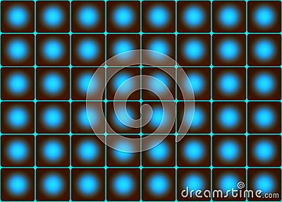 Polka dot grid graphics.Circular grid pattern.abstract background Stock Photo