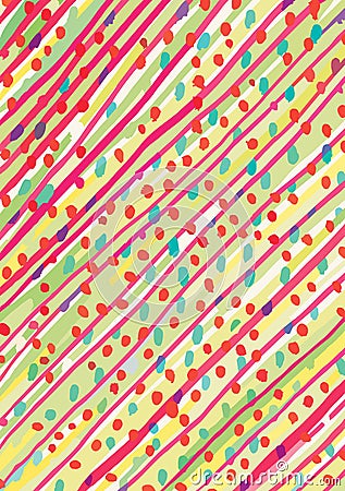 Polka-dot pattern Vector Illustration