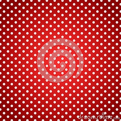 Polka dots red picnic towel background Stock Photo