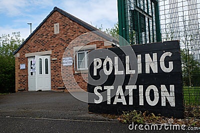 Election polling station Editorial Stock Photo