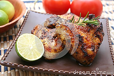 Pollo al limone Stock Photo