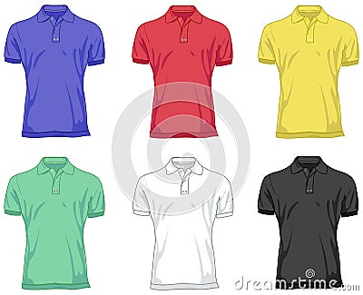 Polo shirts Vector Illustration