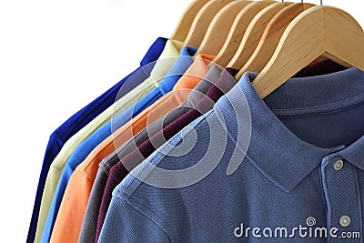 Polo Shirts Stock Photo