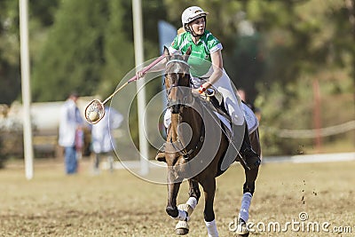 PoloCrosse Horse Rider Women Ireland Editorial Stock Photo