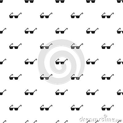 Polycarbonate glasses pattern seamless vector Vector Illustration