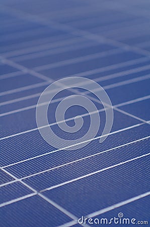 Polycrystalline solar cells Stock Photo