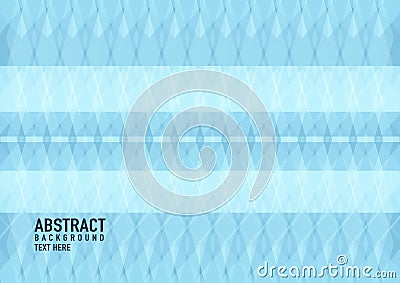 Polygon abstract on soft blue background. Light soft blue vector shining triangular pattern. An elegant bright illustration. Trian Vector Illustration