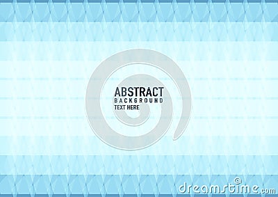 Polygon abstract on soft blue background. Light soft blue vector shining triangular pattern. An elegant bright illustration. Trian Vector Illustration