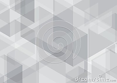 Polygon background hexagons gray Vector Illustration