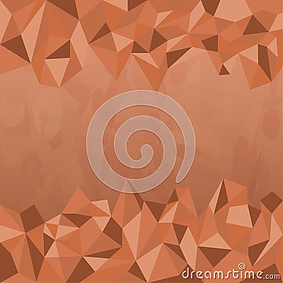 Polygon Earth Tone Background Stock Photo