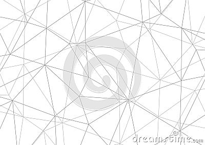 Polygonal grey background, abstract vector geometric design Vector Illustration