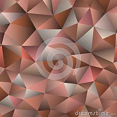 Polygonal rainbow mosaic background. Abstract low poly vector illustration. Triangular pattern in halftone style Vector Illustration