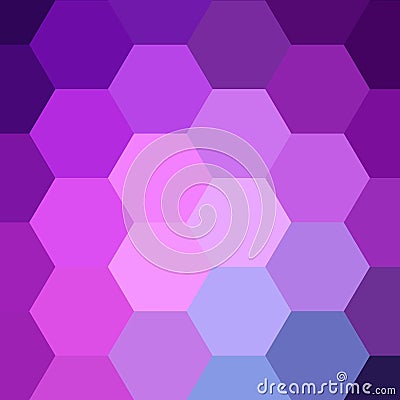 Polygonal style. colorful hexagons. vector abstract illustration. eps 10 Cartoon Illustration