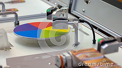 Polygraphy printing concept. Stock Photo