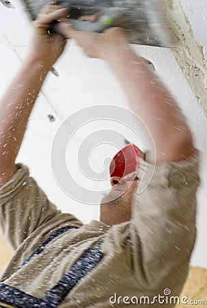 Polystyrene ceiling Stock Photo