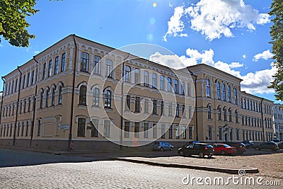 Polytechnical college in Vyborg, Russia Editorial Stock Photo