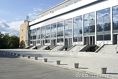 Polyvalent Hall, Bucharest Stock Photo