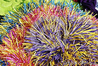 Pom-poms Stock Photo