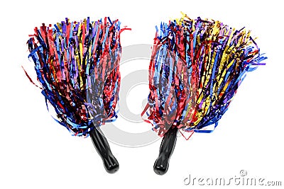 Pom Poms Stock Photo