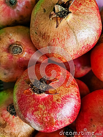 Pome Granate Tropical Fruits , Indonesia Stock Photo