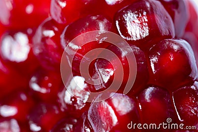 Pomegranate grains Stock Photo