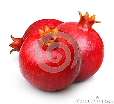 Pomegranate isolated Stock Photo