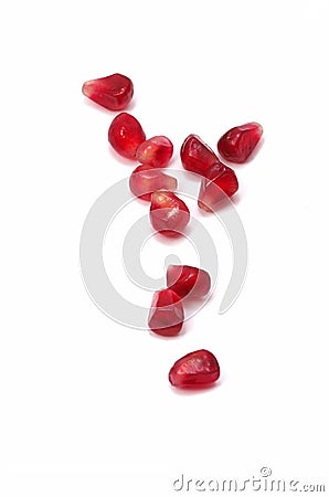 Pomegranate seeds Stock Photo