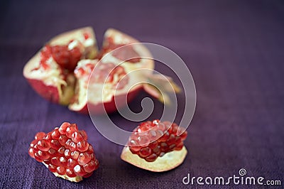 Pomegranate still life Stock Photo