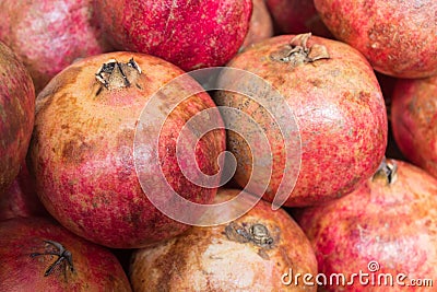Pomegranates /grenadine fruits Stock Photo