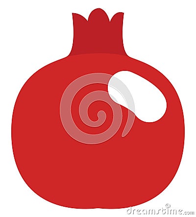 Pomergranate wine , icon Vector Illustration