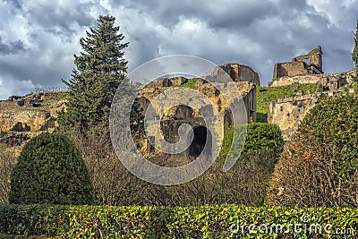 The home of the ancient Roman ruins, part of the UNESCO World Heritage Sites. It is located near Naples Stock Photo