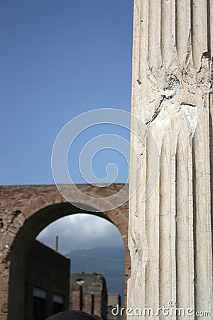 Pompeii ancient city Stock Photo